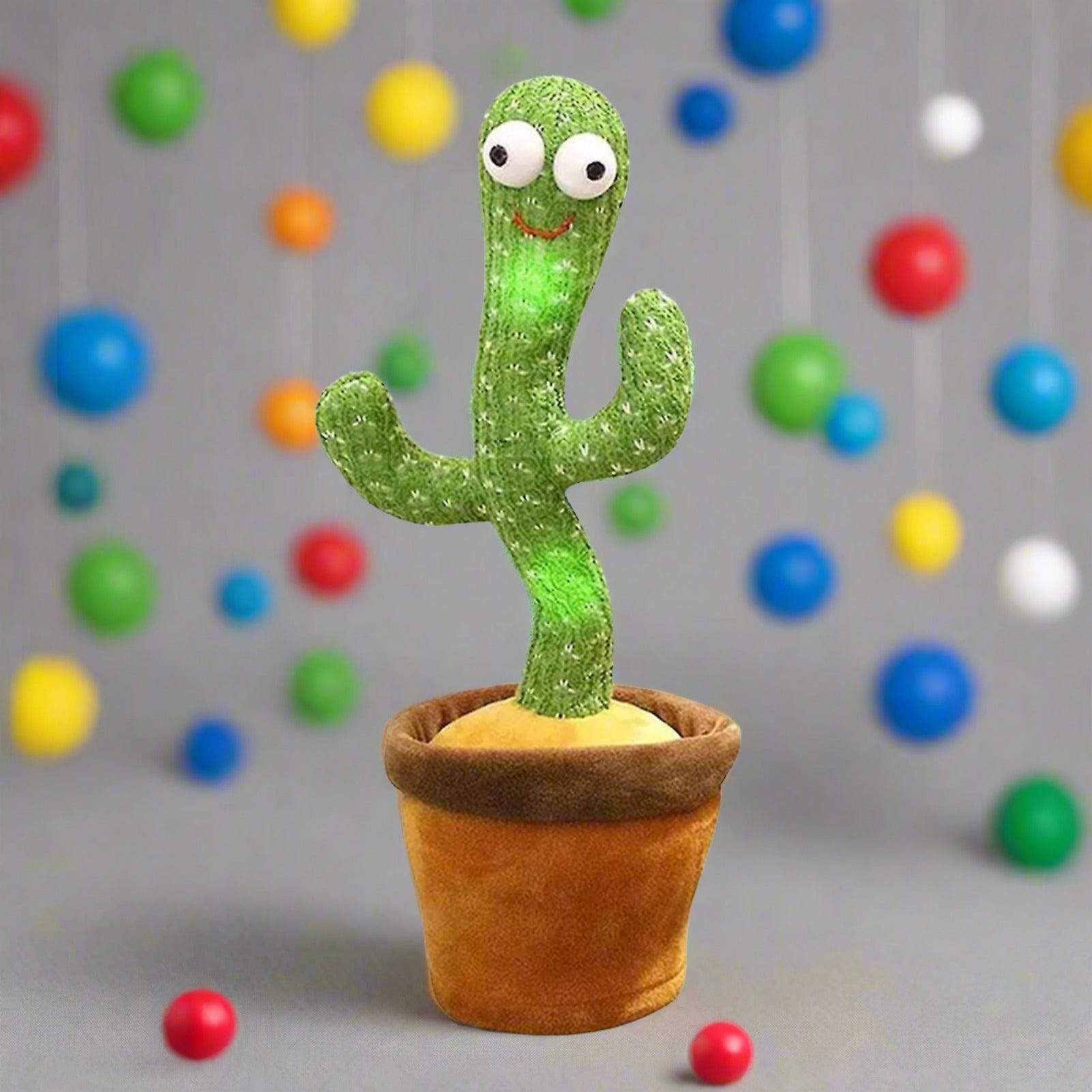 Dancing Playing Talking Cactus Toy with Music zaappy.com