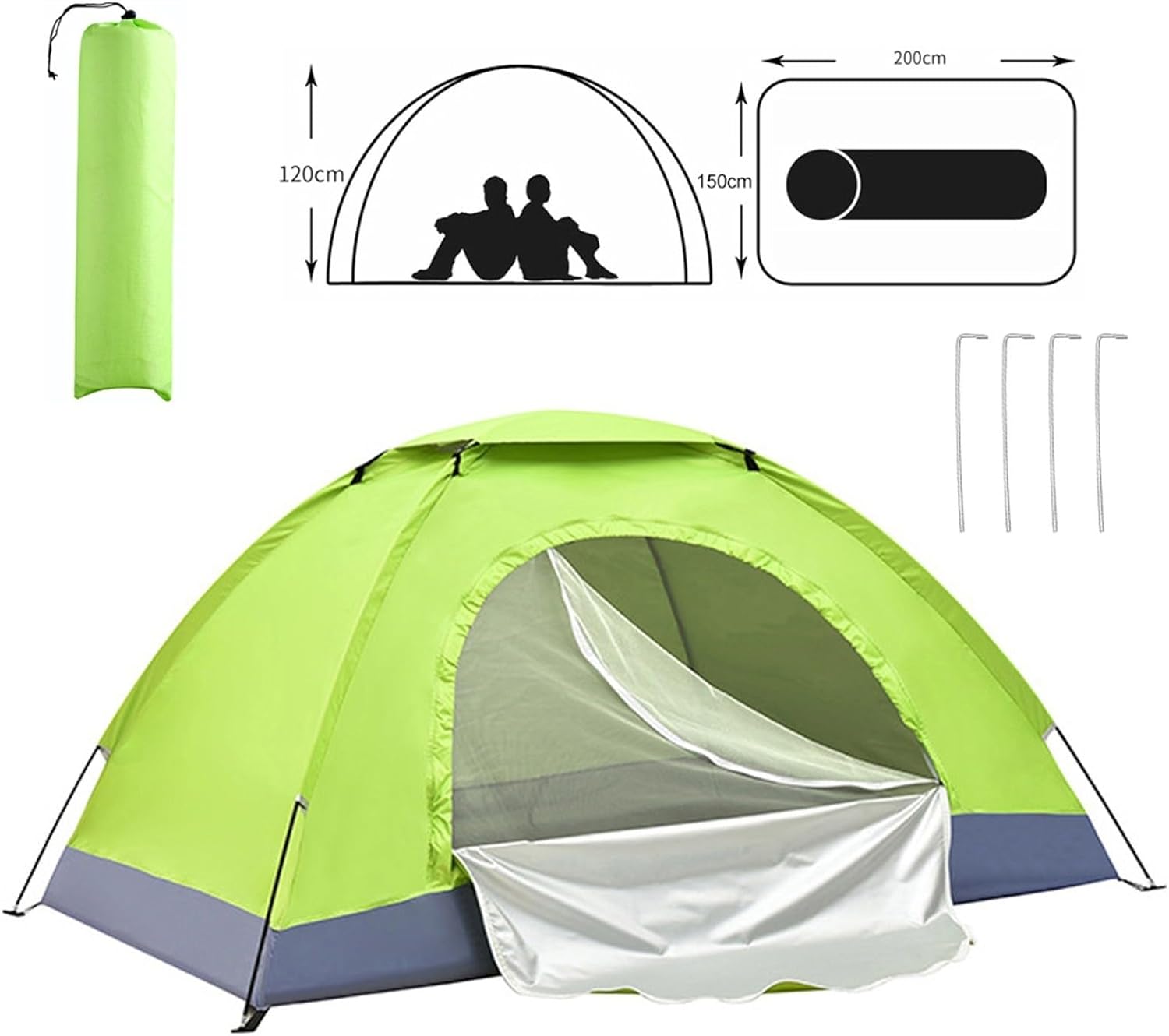High Grade Manual Outdoor Tent | Couples Camping Tent Zaappy