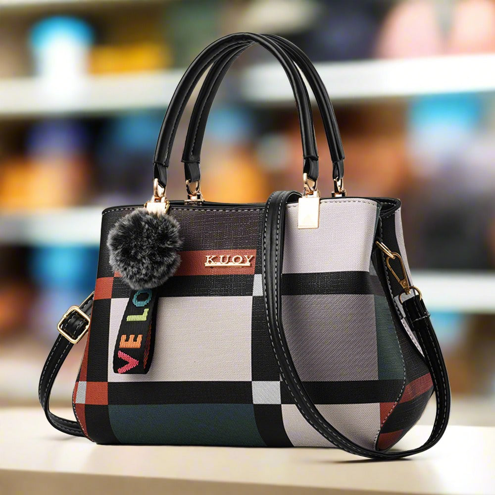 Versatile Fashion Hand Bag For Women | Korean Style Shoulder Bag Black