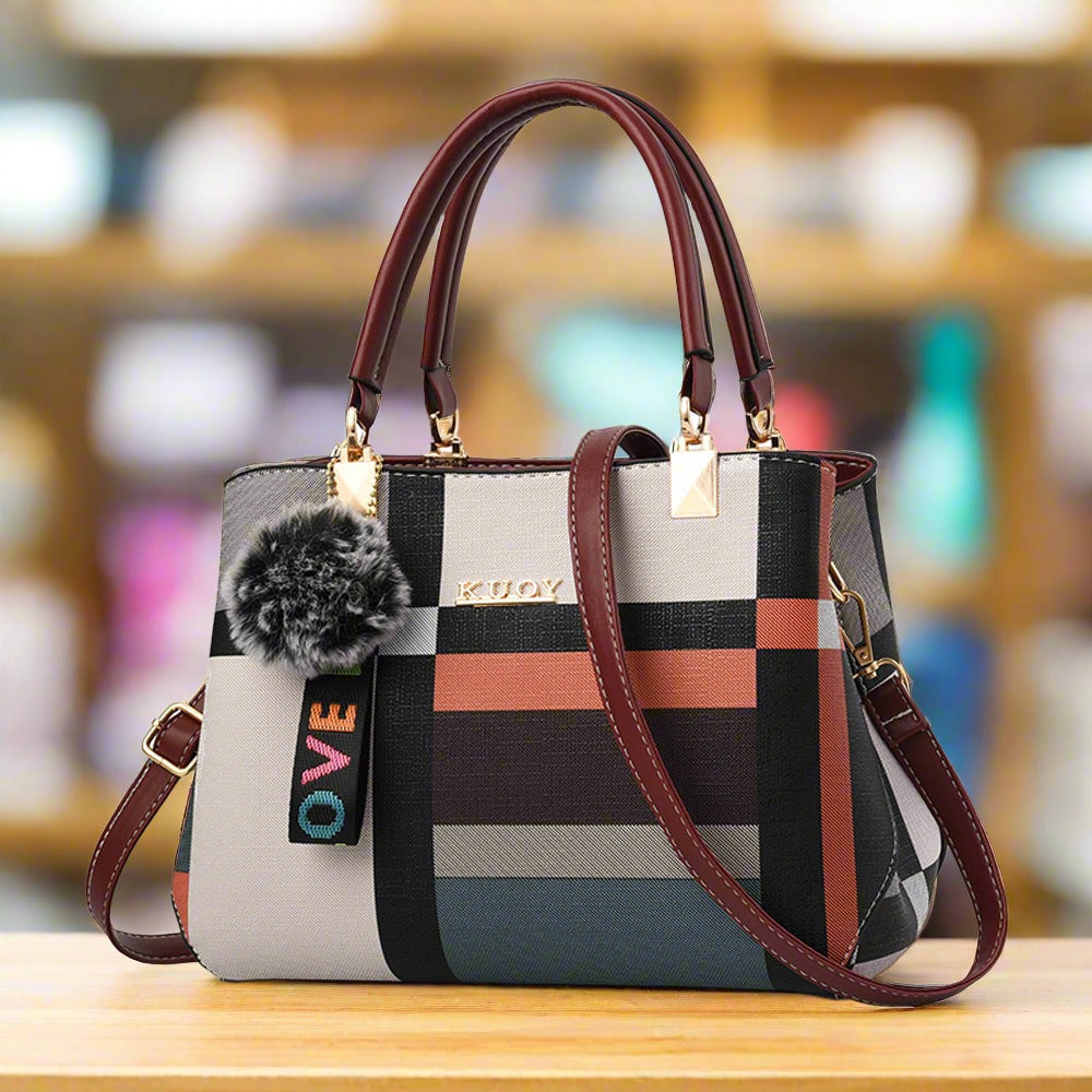Versatile Fashion Hand Bag For Women | Korean Style Shoulder Bag Brown
