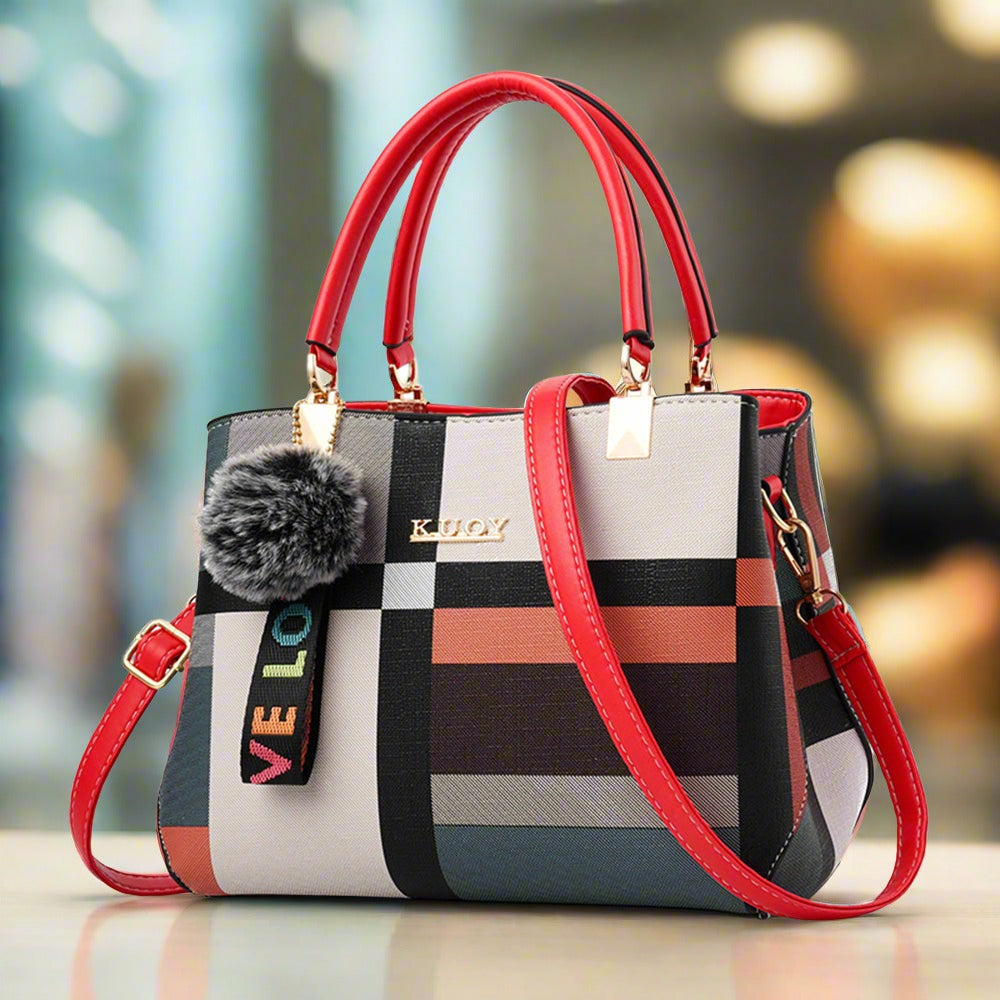 Versatile Fashion Hand Bag For Women | Korean Style Shoulder Bag Red