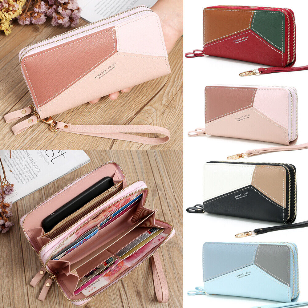 Fashion Classic Wallet For Women | Card Holder Double Zipper Long Purse