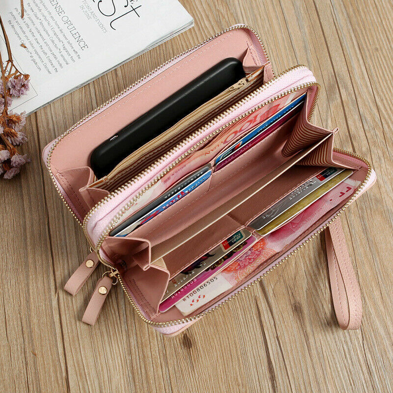 Fashion Classic Wallet For Women | Card Holder Double Zipper Long Purse