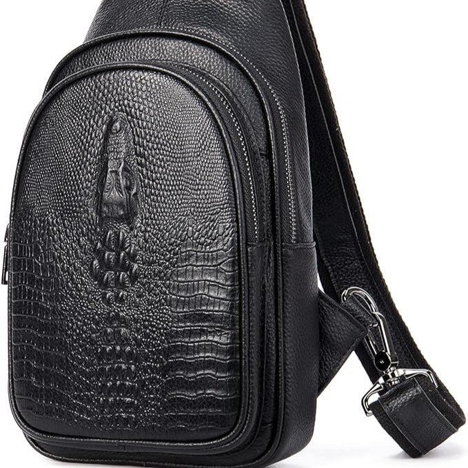 Crocodile Cross Body Chest Bag