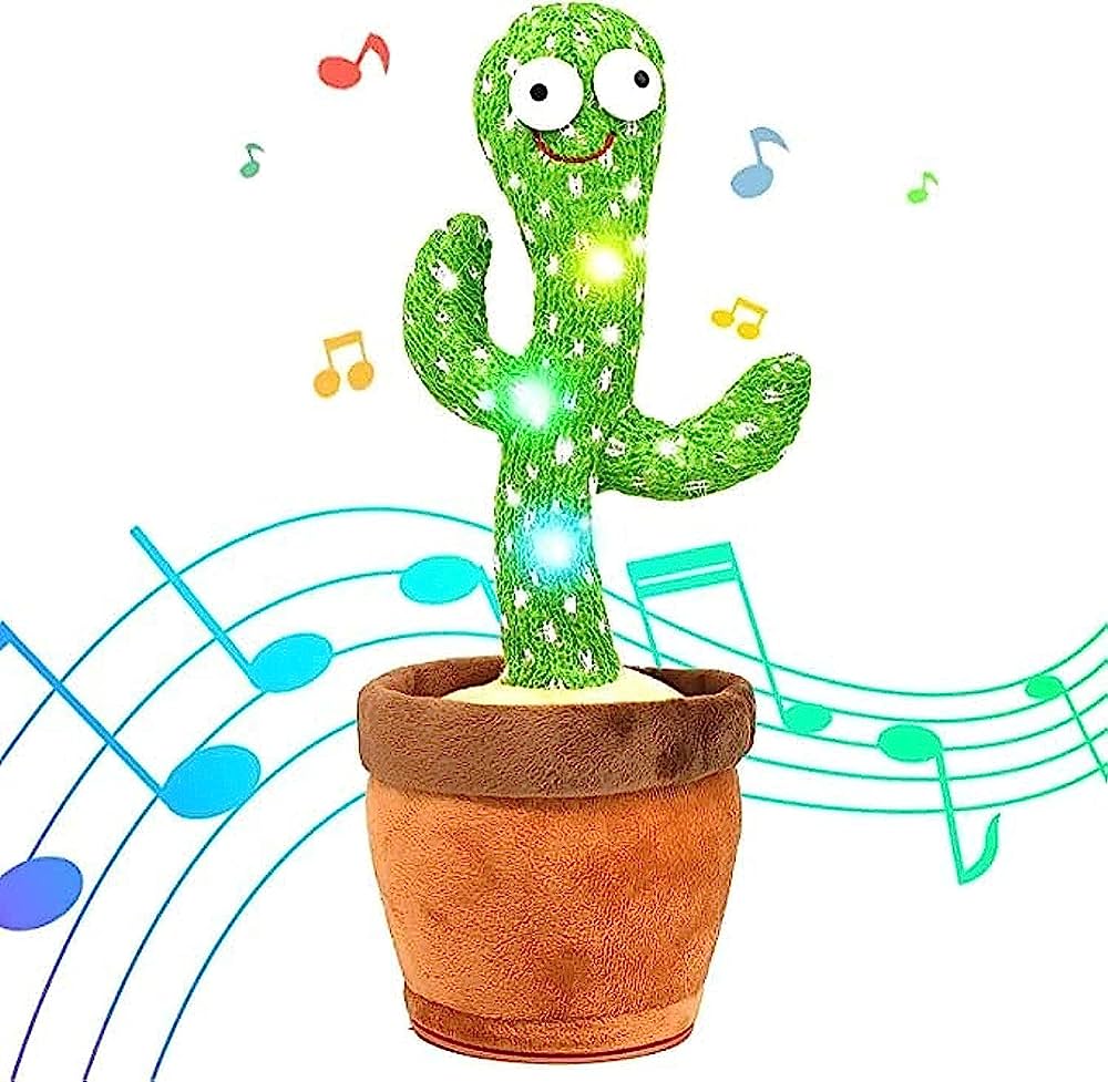 Dancing Playing Talking Cactus Toy with Music