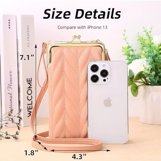 Women Fashion Sling Wallet | Mini Crossbody Mobile Phone Pouch Bag