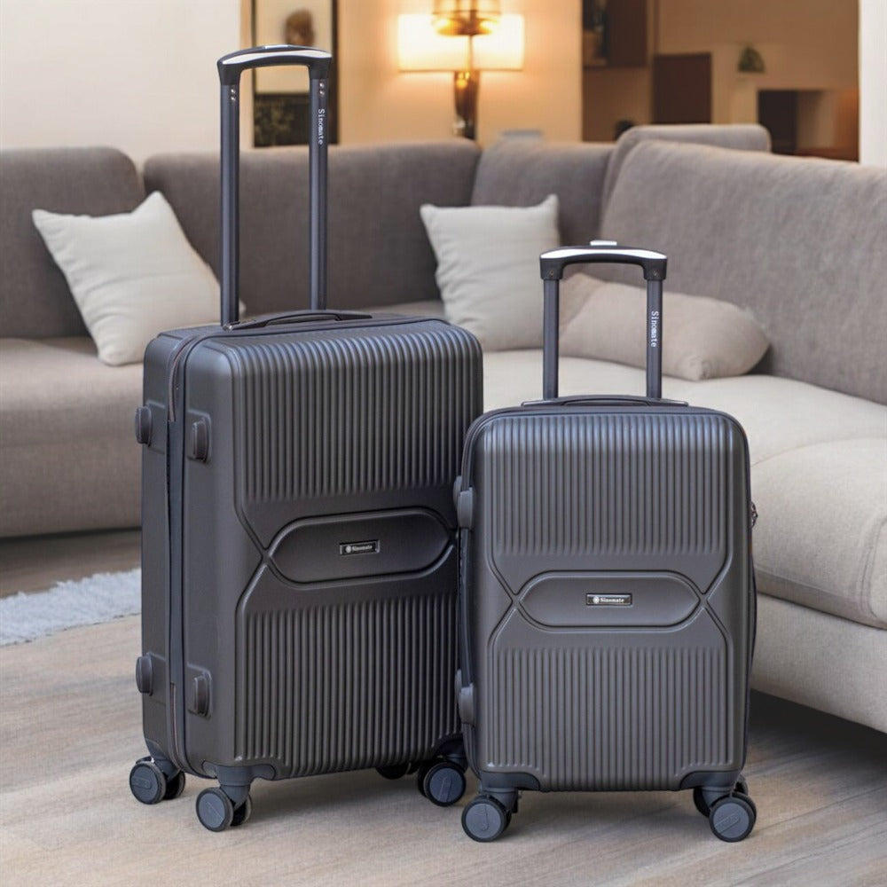 Sinomate Medium Size 24 inch 25 Kg Capacity Lightweight ABS Luggage | Cabin Size Luggage FREE