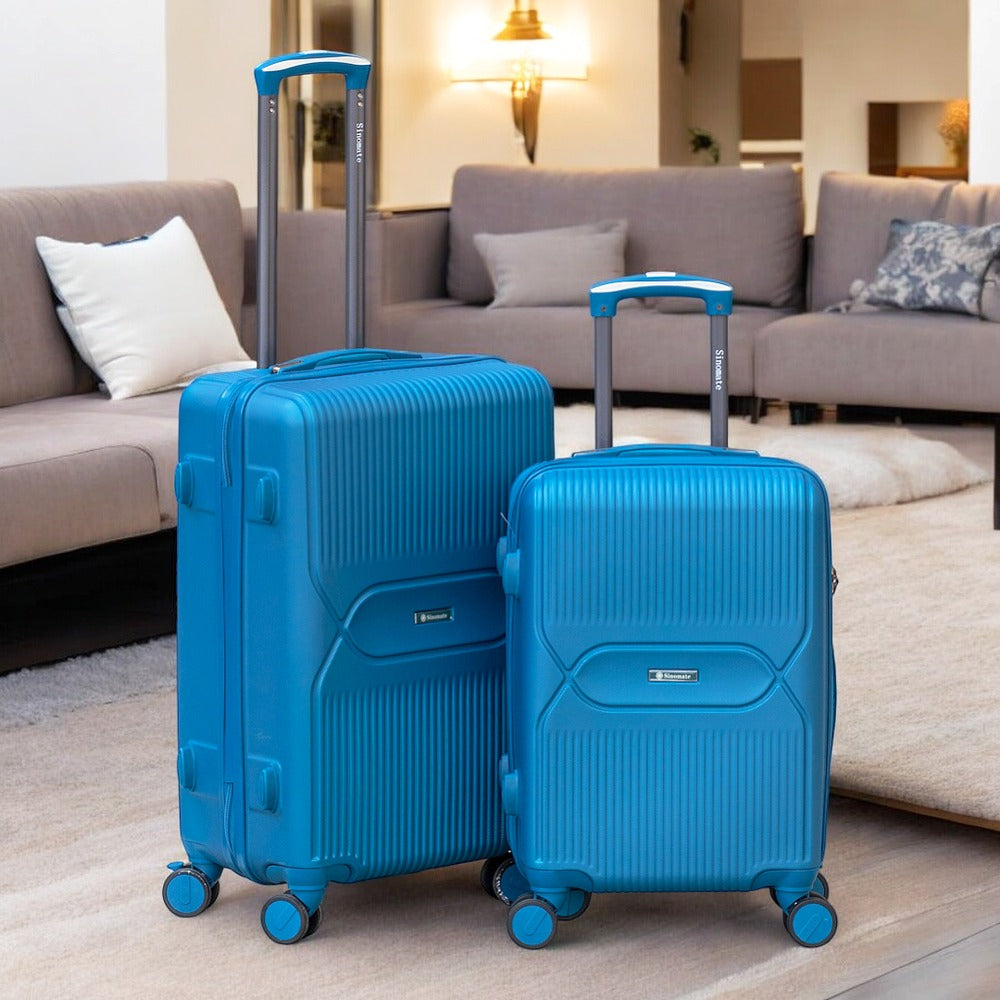 Sinomate Medium Size 24 inch 25 Kg Capacity Lightweight ABS Luggage | Cabin Size Luggage FREE