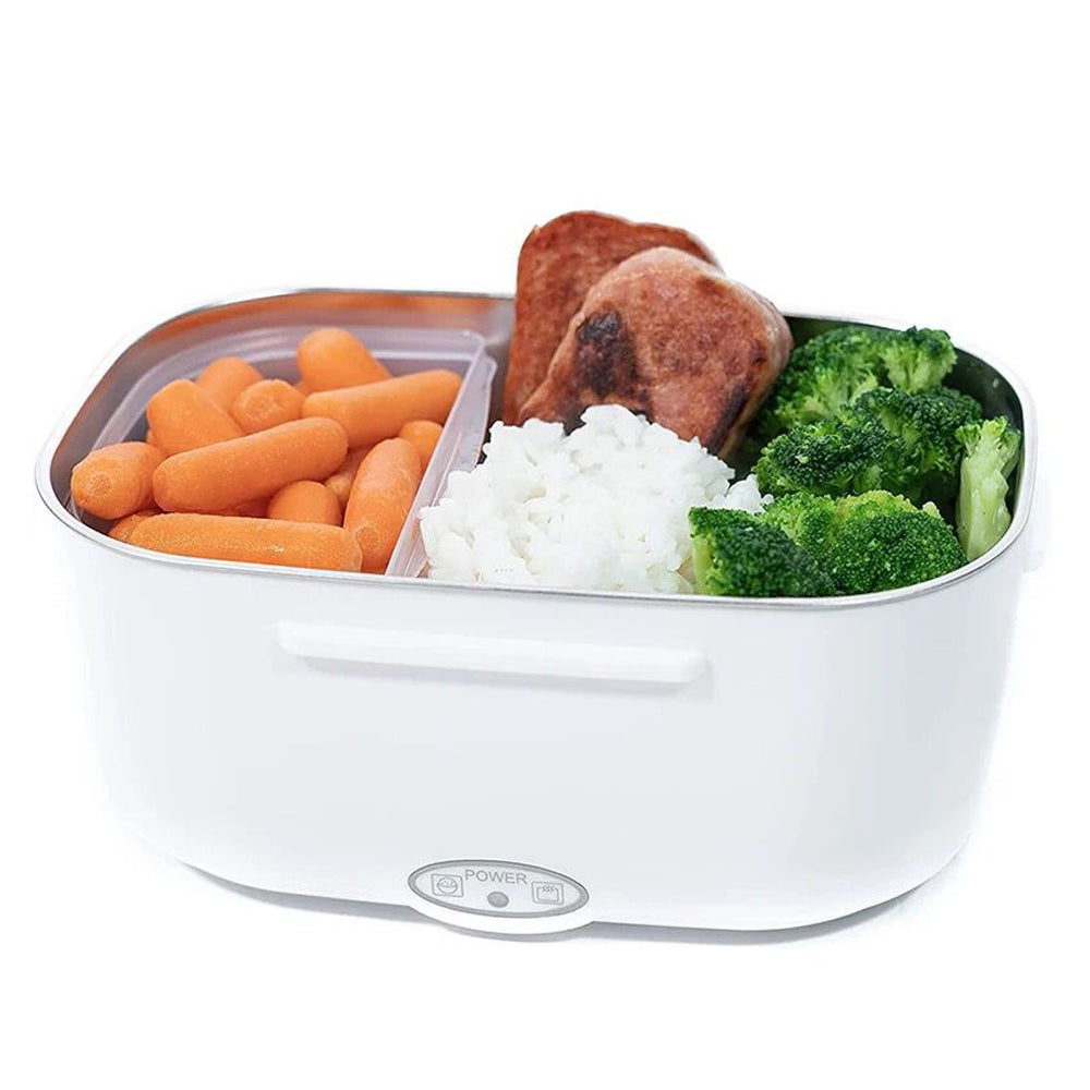Electric Heating Insulated Stainless Steel Lunch Box zaappy.com