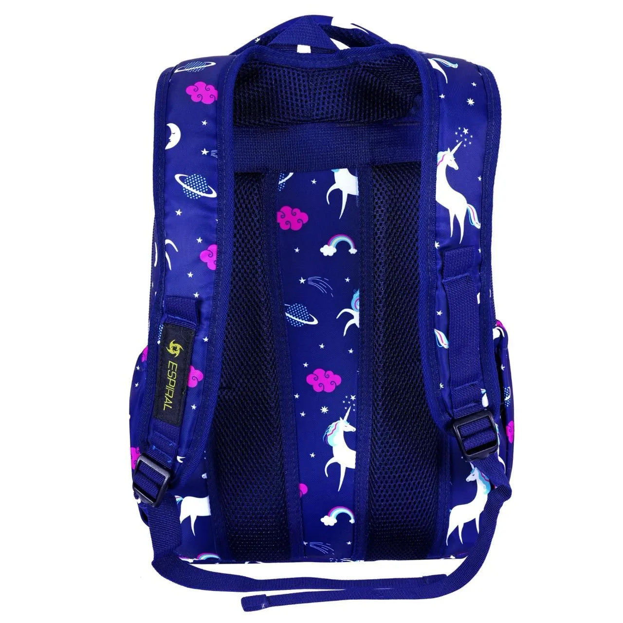 Printed School Bag for Kids Waterproof Espiral Unicorn Print Backpack