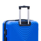 Yinton Fashion ABS Light Blue Lightweight Hard Case Trolley Luggage | 3 Pcs Set 20" 24" 28" Inches zaappy.com