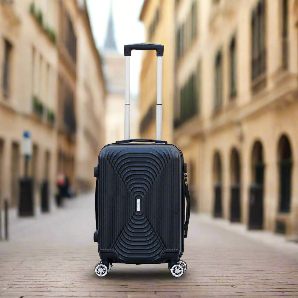 Yinton Fashion ABS Coffee Lightweight Hard Case Trolley Luggage | 20" Inches zaappy.com