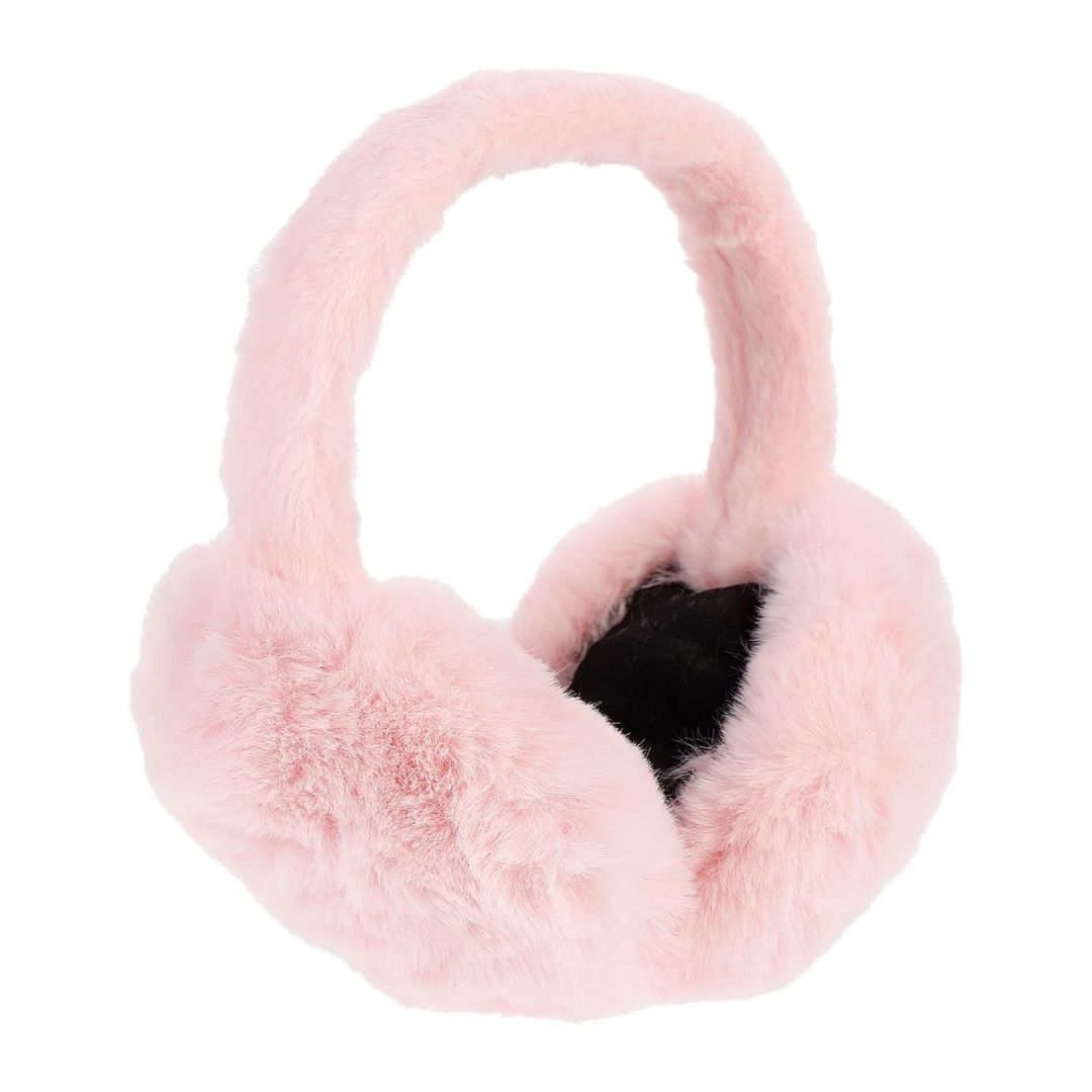 Foldable Winter Warm Plush Kids Ear Muffs | Cute Windproof Outdoor Adjustable Ear Covers