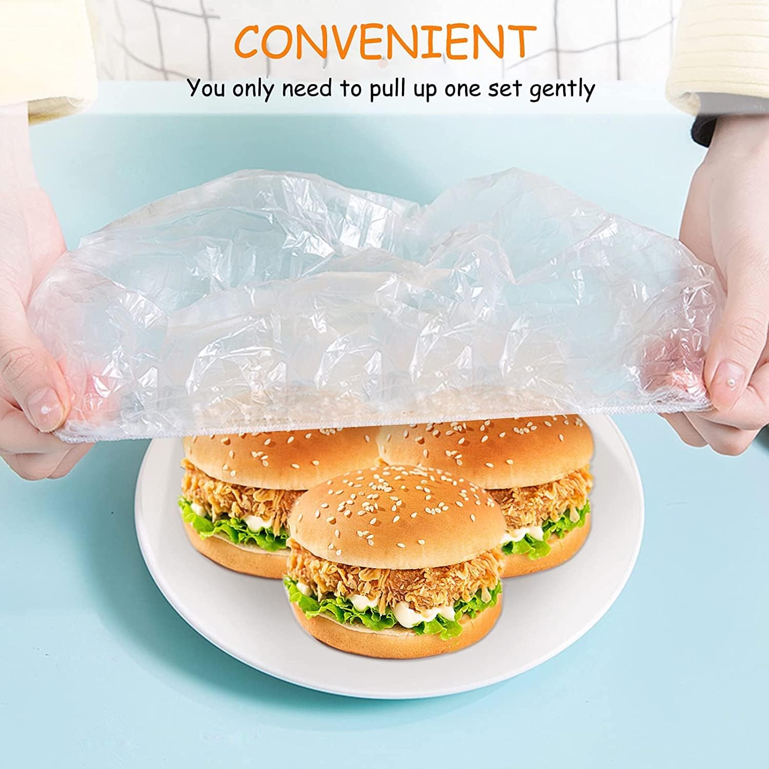 Disposable Food Wrapping Cover | Cling Wrapping Film | 100 Pcs