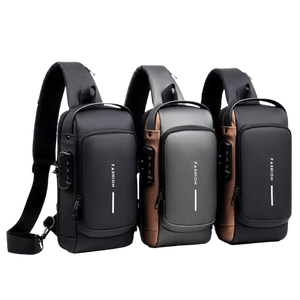 Anti Theft USB Shoulder Bag For Men | Adventure Bag