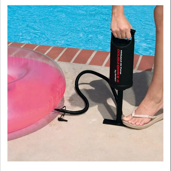 Intex Mini Portable Air Pump | Hi-Output Hand Pump Double Quick