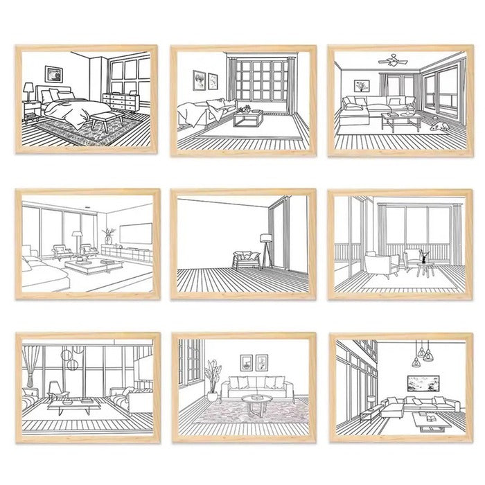 LED Illuminating 3D Decorative Painting Photo Frame Light Zaappy.com