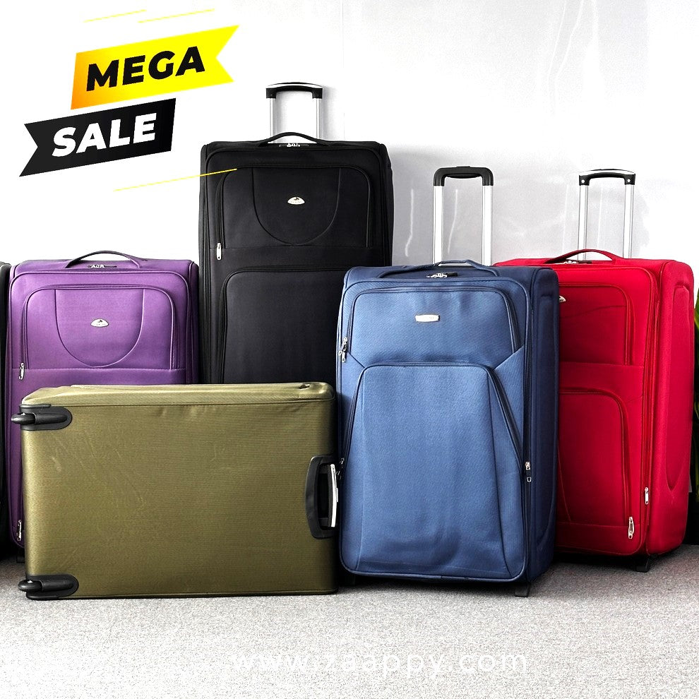 Big Size Lightweight 2 Wheel Soft Material Luggage Bag | 32" Size 36-40 Kg Capacity