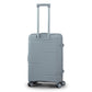 Silver Colour Travel Way PP Unbreakable Luggage Bag with Double Spinner Wheel Zaappy