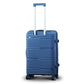  Blue Colour Travel Way PP Unbreakable Luggage Bag with Double Spinner Wheel Zaappy