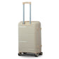 Beige Colour Travel Way PP Unbreakable Luggage Bag with Double Spinner Wheel Zaappy