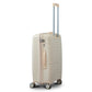 Beige Colour Travel Way PP Unbreakable Luggage Bag with Double Spinner Wheel Zaappy