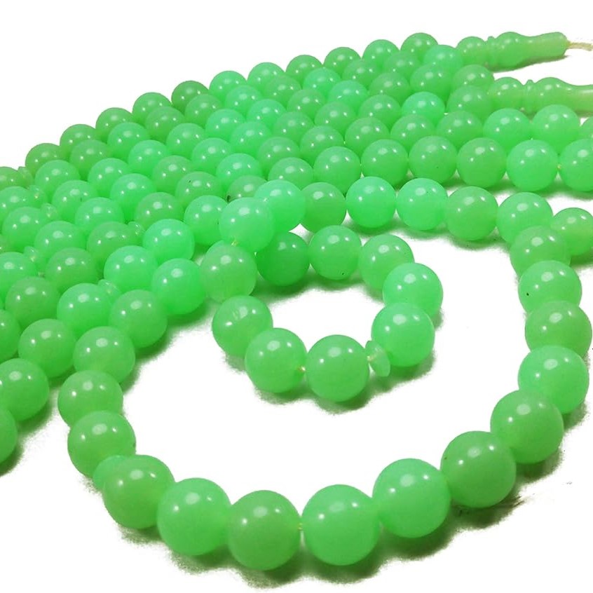 Luminous Stone Tasbeeh Prayer Beads Glowing in Dark Light