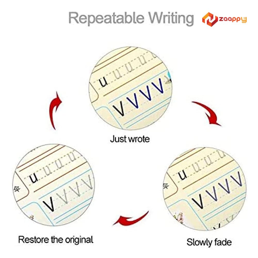 Reusable 3d 0 100 Handwriting Math Book: A Fun Fadeable - Temu