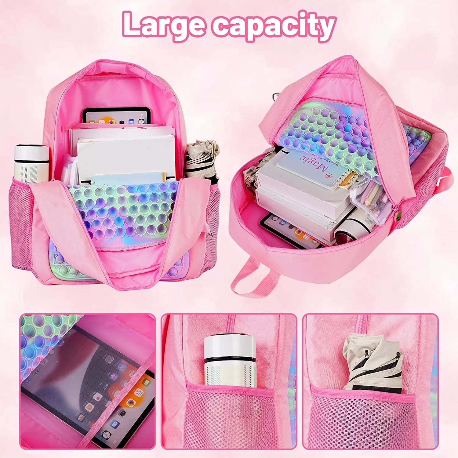 Popit Mini Book Backpack Bag for Kids