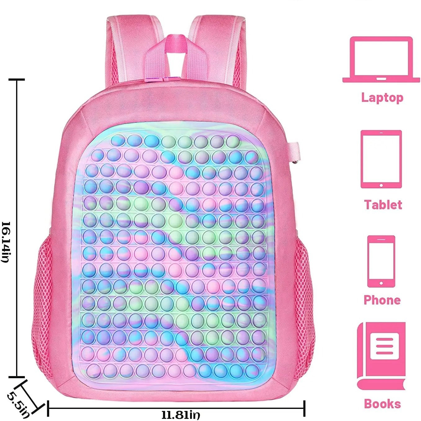 Popit Mini Book Backpack Bag for Kids
