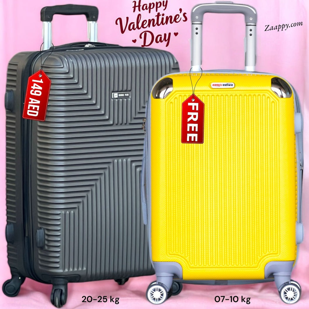 Medium Size 24 Inch Luggage Bag | Cabin Size FREE | Lightweight ABS Travel Bags