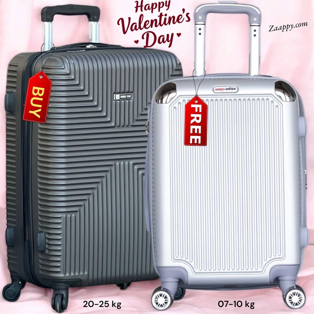 Medium Size 24 Inch Luggage Bag | Cabin Size FREE | Lightweight ABS Travel Bags