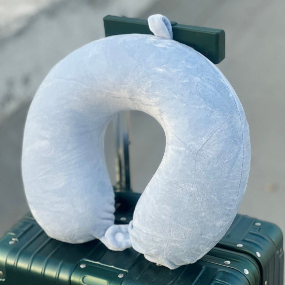 Memory Foam Neck Pillow U-Shaped | Super Soft Cute Neck Rest Cushion