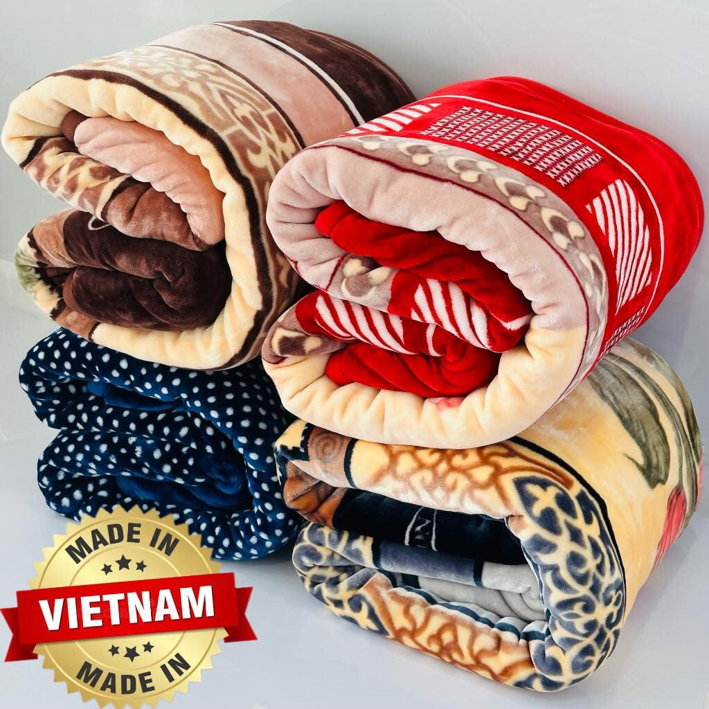 Comfy Mink Blanket | Vietnam Made 2 Layer Blanket | 6.82 Kg Double