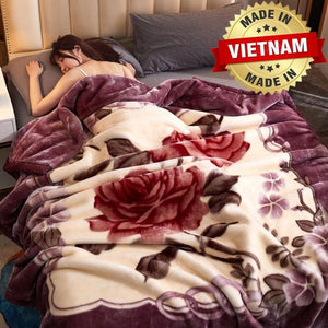 Comfy Mink Blanket | Vietnam Made 2 Layer Blanket | 6.82 Kg Double
