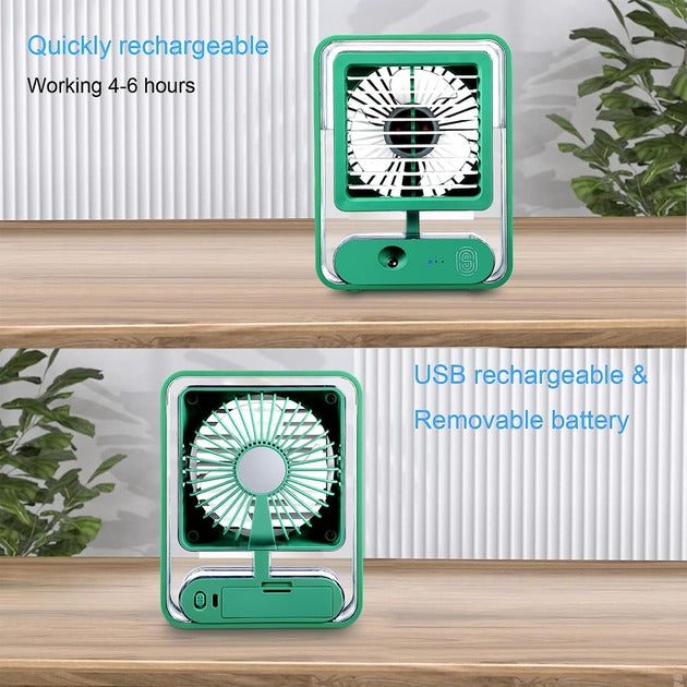 Portable Lightweight Mist Fan | Three Speed Humidifier Fan Zaappy