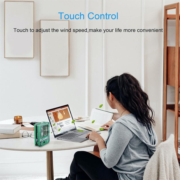 Portable Lightweight Mist Fan | Three Speed Humidifier Fan Zaappy