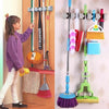 Multipurpose Wall Mounted Broom and Mop Holder | Broom Storage Organizer Hook