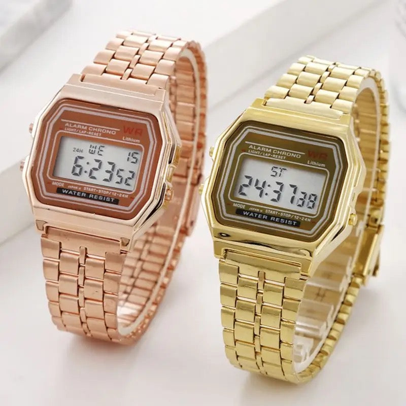 3 Pcs Set Combo Ordinary Digital Watch | Classic Design Watch for Women Zaappy.com