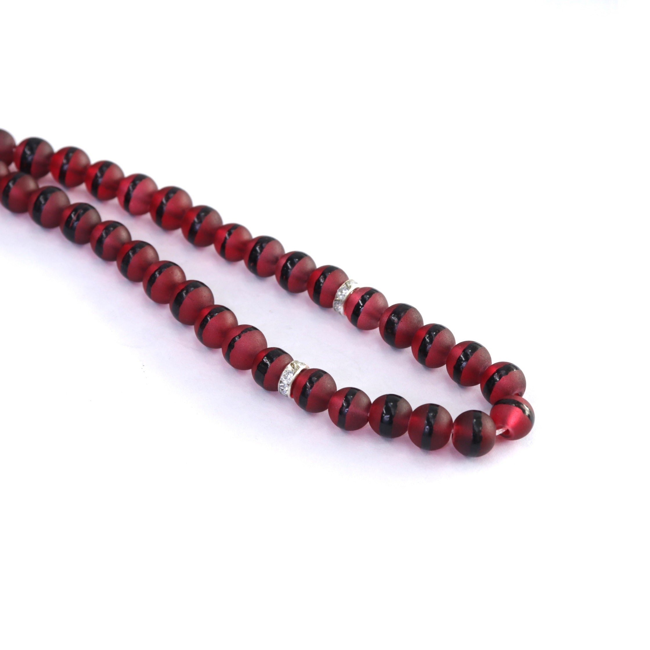 Mini Tasbeeh Rosary Prayer Beads With Black Line | 33 Beards