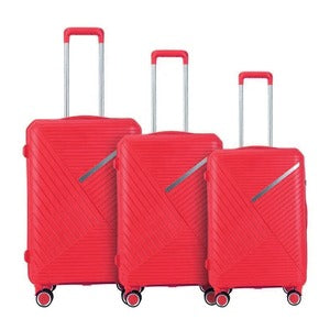Advanced PP Red Lightweight Luggage | Hard case Spinner Wheel | 20