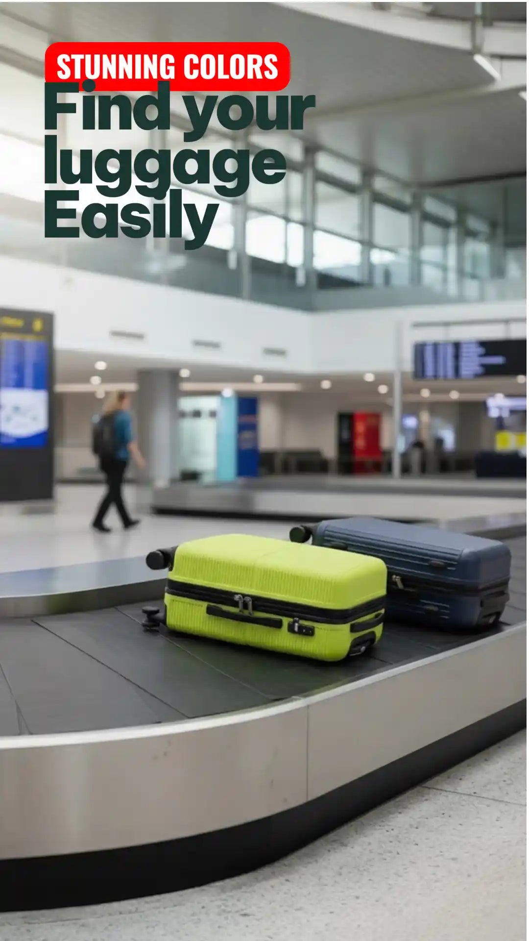 Line K3 lightweight ABS luggage demo clip
