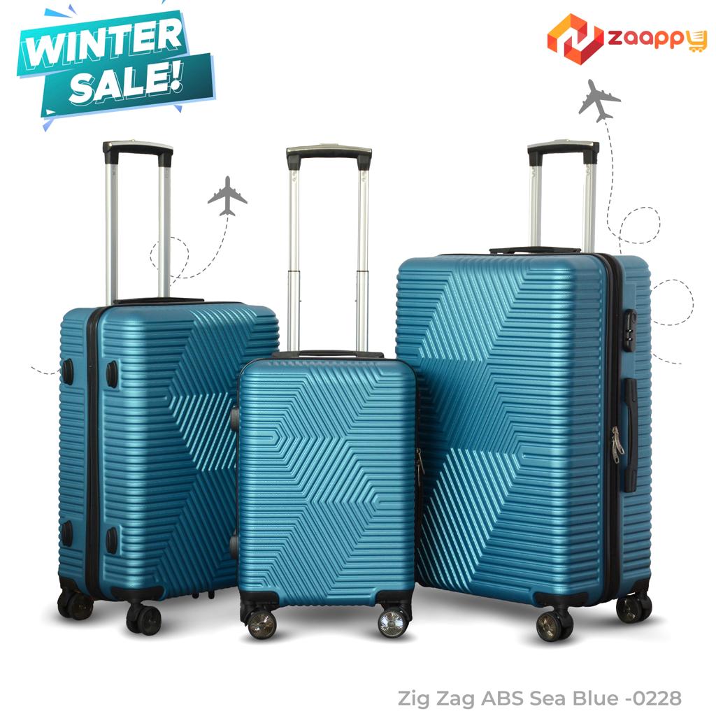demonstrations of Zig Zag ABS Lightweight Luggage Bags