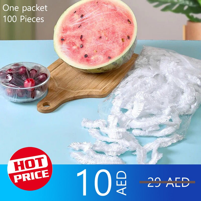 Disposable Food Wrapping Cover | Cling Wrapping Film | 100 Pcs