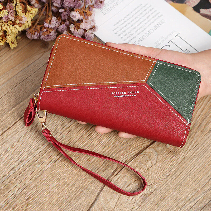 Fashion Classic Wallet For Women | Card Holder Double Zipper Long Purse