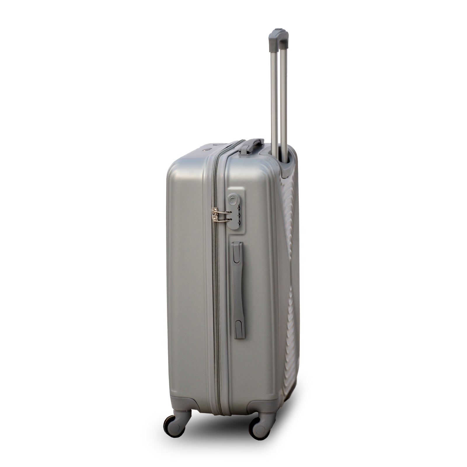 32 Inches Silver Fashion ABS Luggage Lightweight Hard Case Trolley Bag zaappy.com