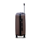 3 Piece Set 20" 24" 28 Inches Coffee Colour JIAN ABS Line Luggage lightweight Hard Case Trolley Bag With Spinner Wheel Zaappy.com
