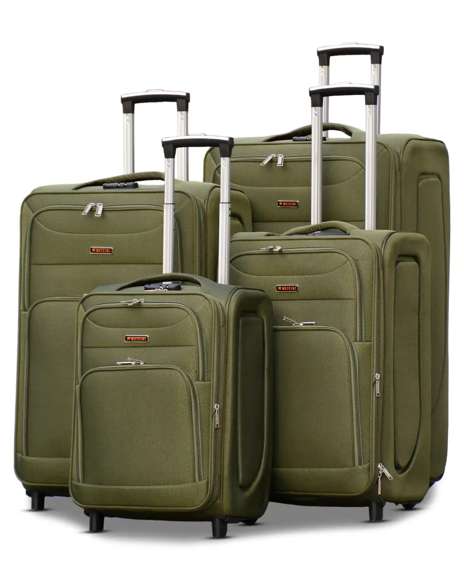 4 Piece Set 20,24,28 and 32 Inch LP 2 Wheel 0161 Lightweight Soft Material Luggage Bags with Smooth Wheels