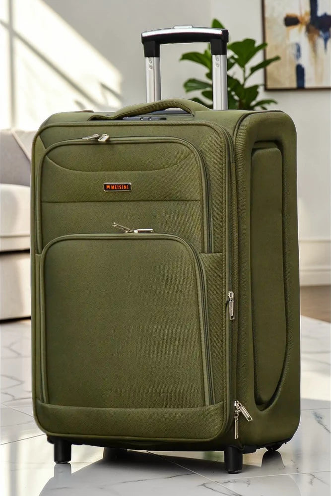 4 Piece Set 20,24,28 and 32 Inches LP 4 Wheel Lightweight Soft Material Luggage Bags with Spinner Wheels