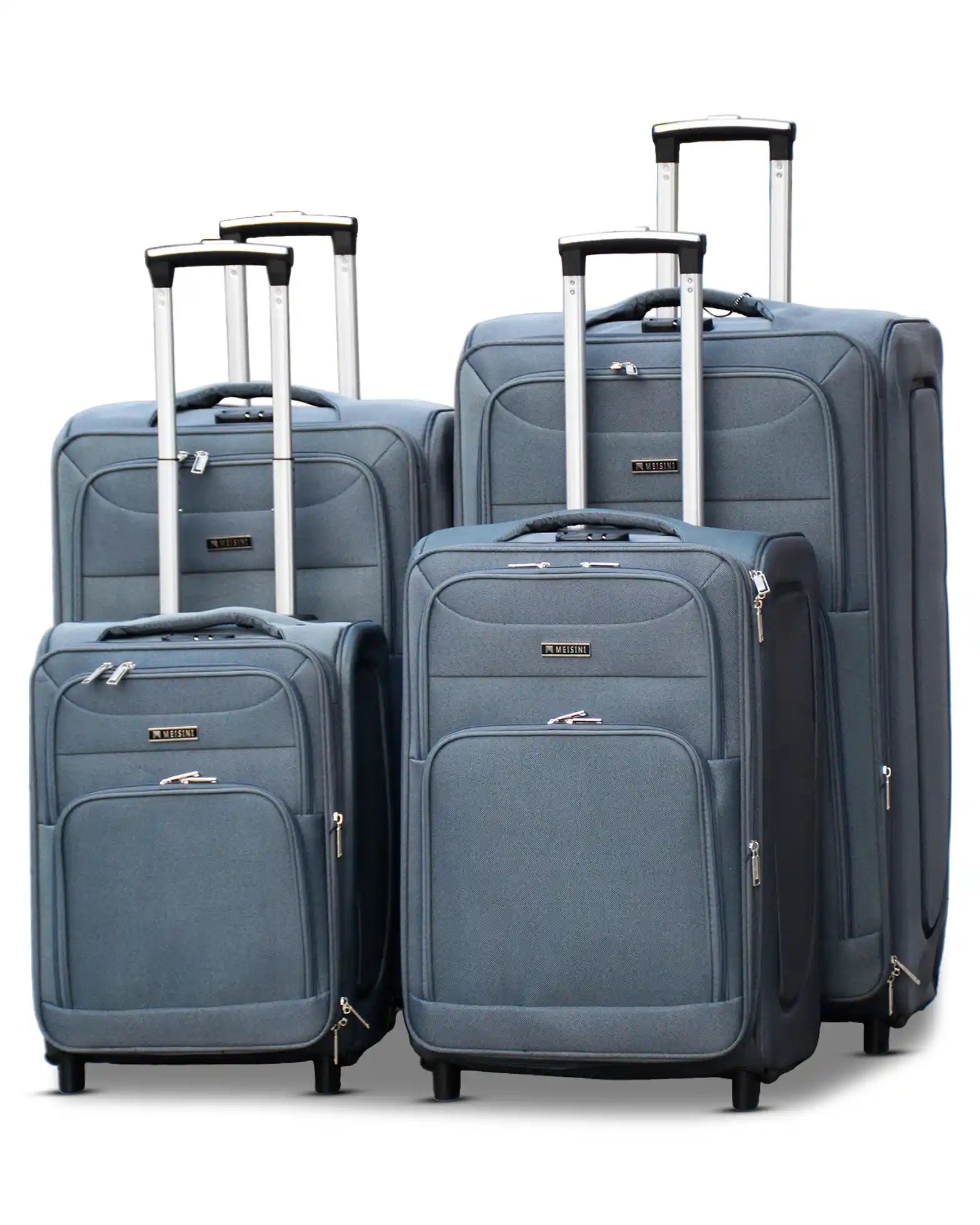 4 Piece Set 20,24,28 and 32 Inch LP 2 Wheel 0161 Lightweight Soft Material Luggage Bags with Smooth Wheels